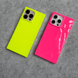 iPhone Neon Series Square Bumper Glossy Cover