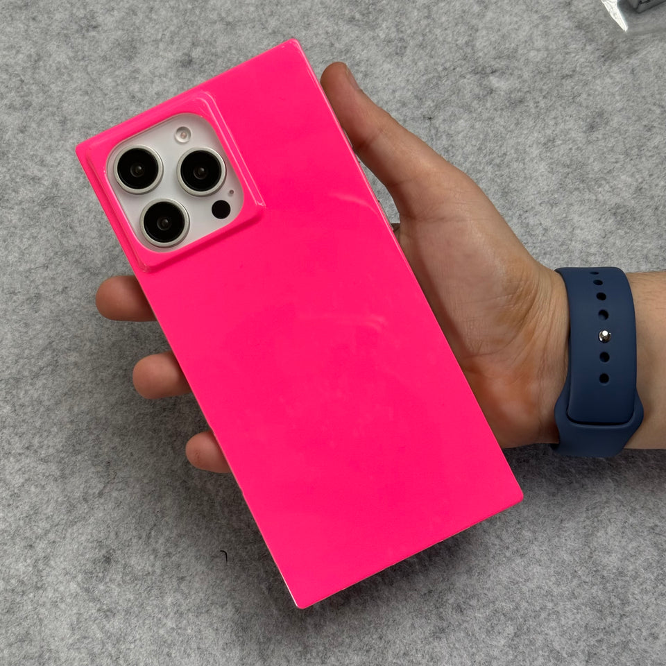 iPhone Neon Series Square Bumper Glossy Cover