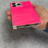 iPhone Neon Series Square Bumper Glossy Cover