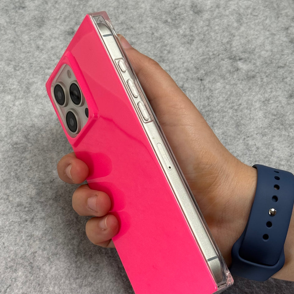 iPhone Neon Series Square Bumper Glossy Cover
