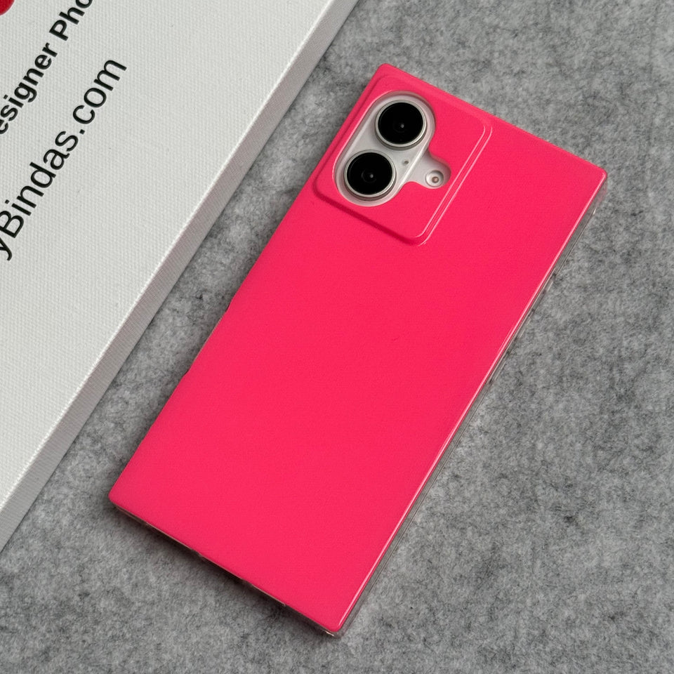 iPhone Neon Series Square Bumper Glossy Cover