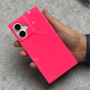 iPhone Neon Series Square Bumper Glossy Cover