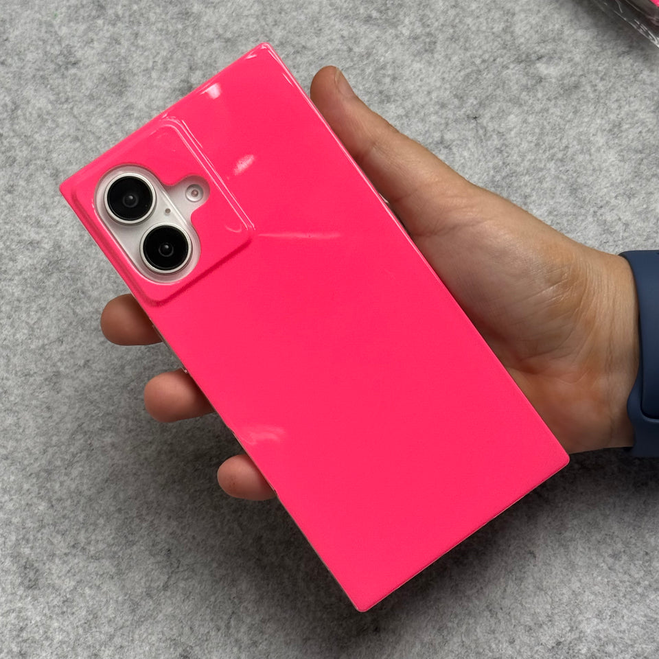 iPhone Neon Series Square Bumper Glossy Cover