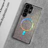 Samsung Galaxy S24 Ultra Luxury Diamond Case Cover with MagSafe