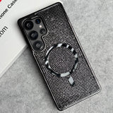 Samsung Galaxy S24 Ultra Luxury Diamond Case Cover with MagSafe