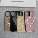Luxury Diamond Case Cover with MagSafe For iPhone