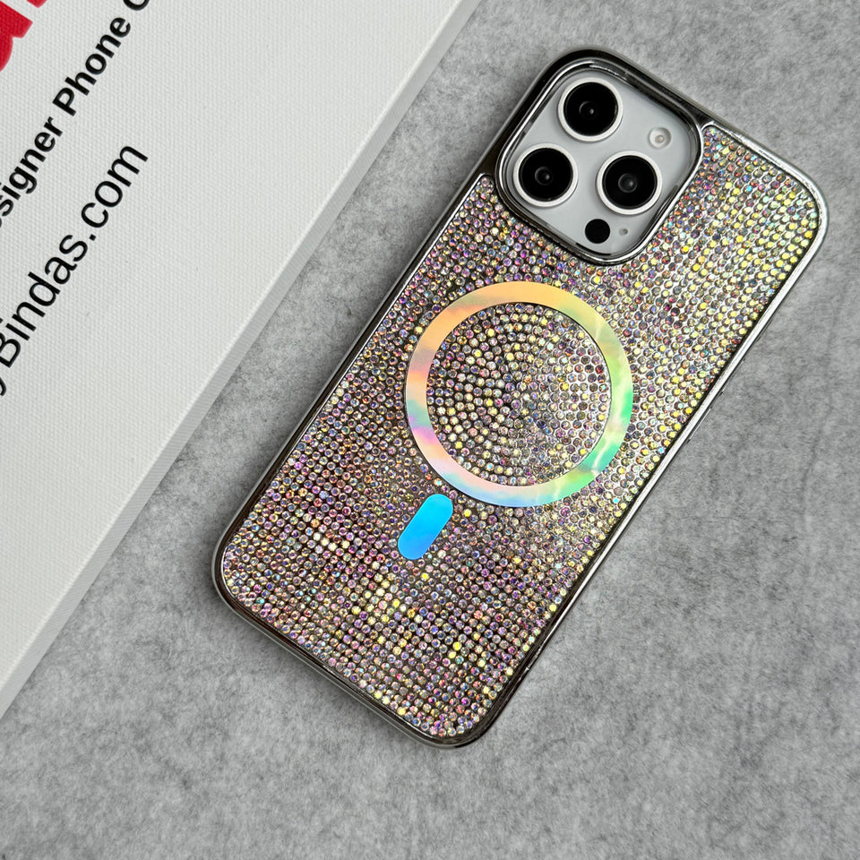 Luxury Diamond Case Cover with MagSafe For iPhone