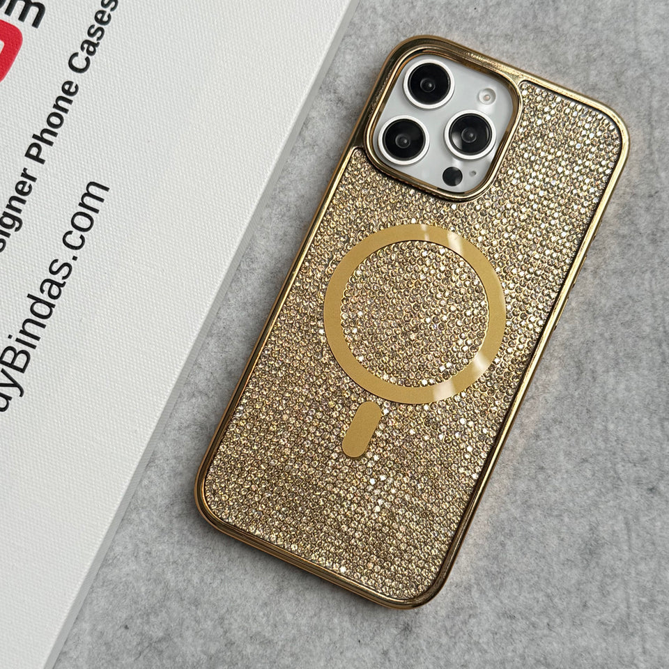 Luxury Diamond Case Cover with MagSafe For iPhone