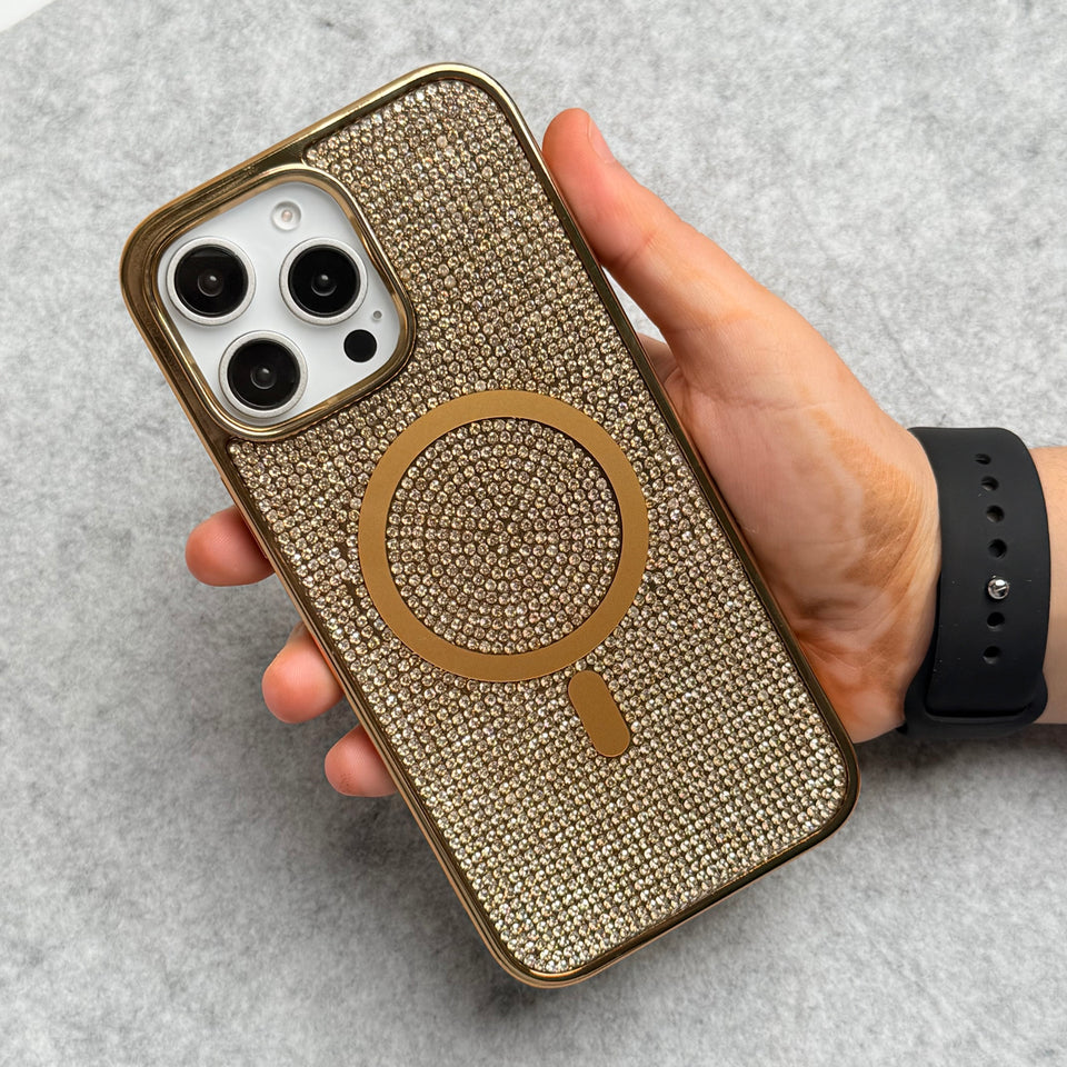 Luxury Diamond Case Cover with MagSafe For iPhone