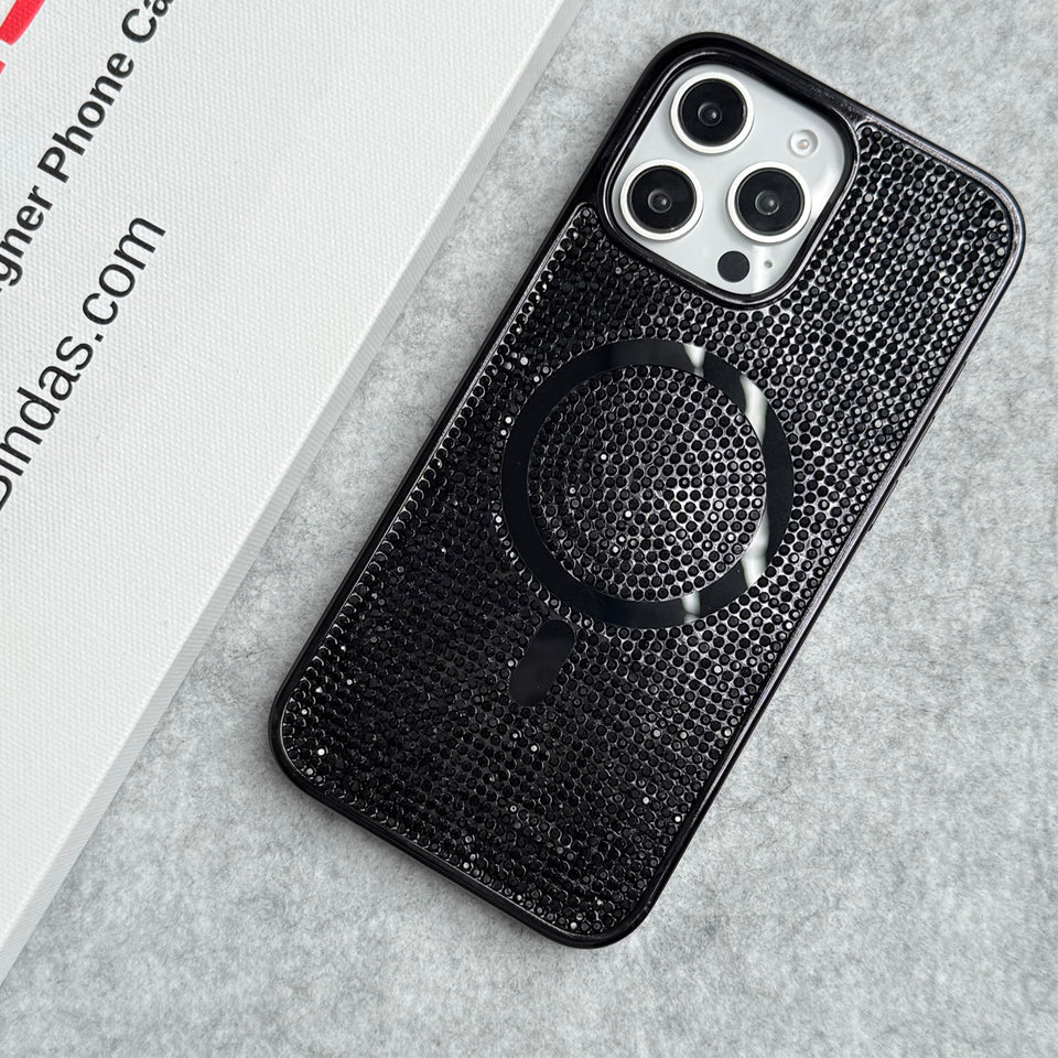 Luxury Diamond Case Cover with MagSafe For iPhone