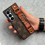 Samsung Galaxy Z Fold 6 Luxury Brand Strap Belt Holder Case