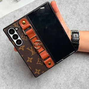 Samsung Galaxy Z Fold 6 Luxury Brand Strap Belt Holder Case
