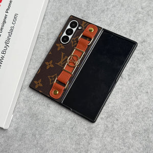 Samsung Galaxy Z Fold 6 Luxury Brand Strap Belt Holder Case