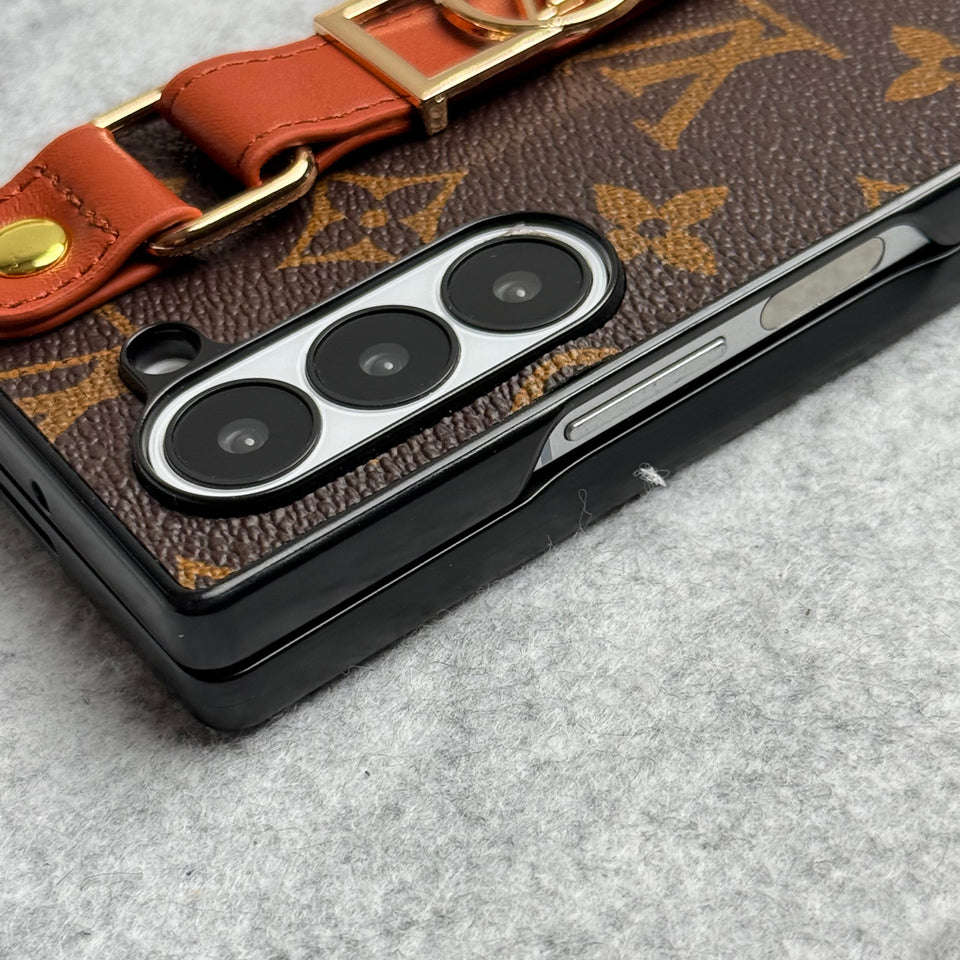Samsung Galaxy Z Fold 6 Luxury Brand Strap Belt Holder Case