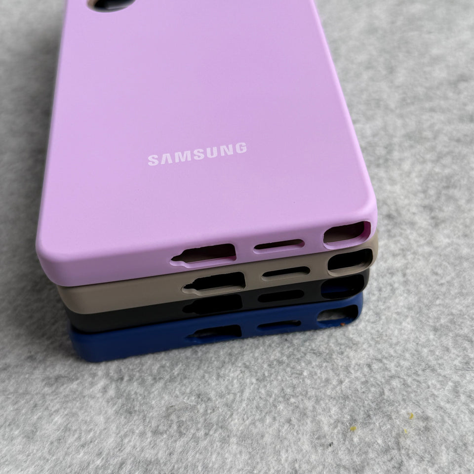 Samsung Galaxy S24 Ultra Liquid Silicone Case Cover (Black)