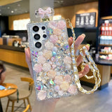 Samsung Galaxy Ultra Series Perfume Rhinestone Diamond Design Sling Girly Cover