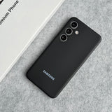 Samsung Galaxy S23 FE Liquid Silicone Case Cover (Black)