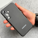 Samsung Galaxy S23 FE Liquid Silicone Case Cover (Black)