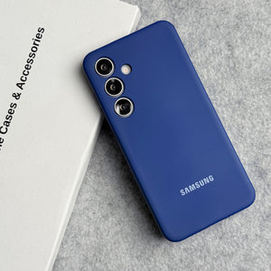 Samsung Galaxy S24 FE Liquid Silicone Case Cover (Royal Blue)