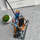 Samsung Galaxy Ultra Series Carbon Fiber Texture Tiger Lion Design Hard Pc MagSafe Case Cover