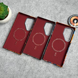 Samsung Galaxy Ultra Series Carbon Fiber Texture Tiger Lion Design Hard Pc MagSafe Case Cover