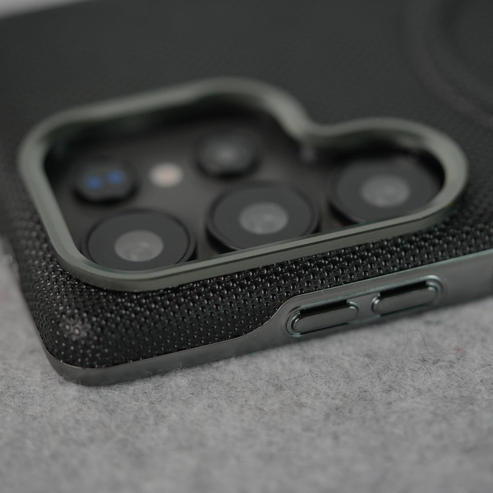 Samsung Galaxy Ultra Series Shiny Dotted MagSafe Cover With Metal Camera Bump