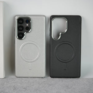 Samsung Galaxy Ultra Series Shiny Dotted MagSafe Cover With Metal Camera Bump