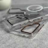 Samsung Galaxy Ultra Series Transparent MagSafe Cover With Metal Camera Bump
