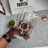 Samsung Galaxy Ultra Series Transparent MagSafe Cover With Metal Camera Bump