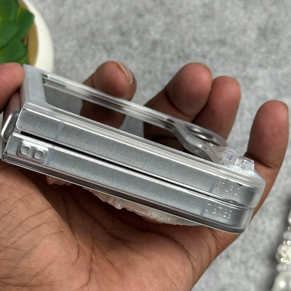 Samsung Galaxy Z Flip 6 3D Pink Butterfly Heart Cover