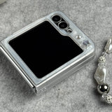 Samsung Galaxy Z Flip 6 3D Pink Butterfly Heart Cover