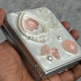 Samsung Galaxy Z Flip 6 3D Pink Butterfly Heart Cover