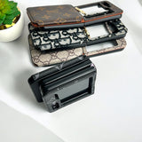 Samsung Galaxy Z Flip 6 Luxury Brand Leather Card Holder Case Cover