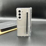 Samsung Galaxy Z Fold 5 Transparent Cristal Hard Shell Cover Case With S-Pent Slot