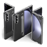 Samsung Galaxy Z Fold 6 Transparent Cristal Hard Shell Cover Case With S-Pent Slot