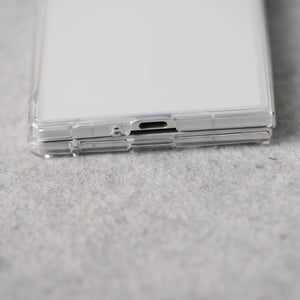 Samsung Galaxy Z Fold 7 Sleek Transparent Case Cover