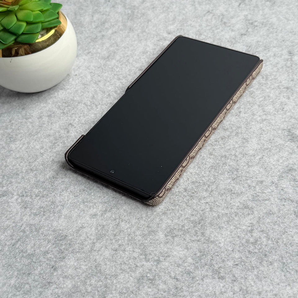 Samsung Luxury GG Pattern PU Leather Cover