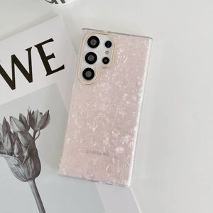 Samsung Galaxy S24 Ultra Glitter Shell Pattern Case Cover