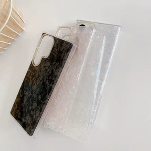 Samsung Galaxy S24 Ultra Glitter Shell Pattern Case Cover