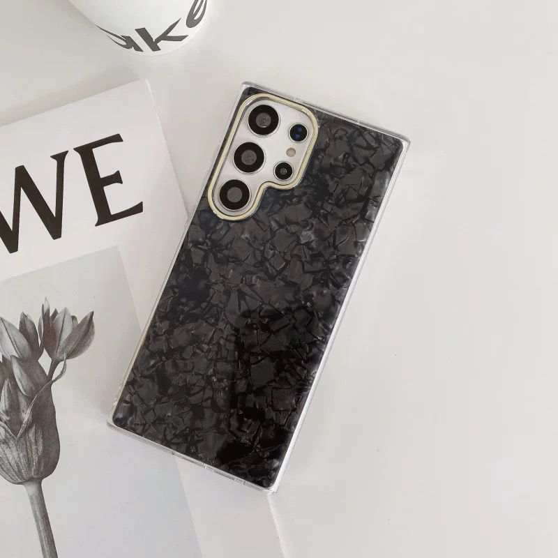 Samsung Galaxy S24 Ultra Glitter Shell Pattern Case Cover