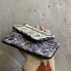 iPhone 16 Series Brand CD Flower Cover Grip Case