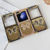 Samsung Galaxy Z Flip 6 Butterfly Glitter Kickstand Case